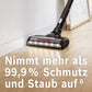 Bosch Akku-Staubsauger Unlimited Gen2 Serie 8 BKS8214W, beutellos, bis 45 Min Laufzeit, austauschbarer Akku, LED-Beleuchtung, automatische Anpassung an alle Bodenarten, XXL-Polsterdüse, weiß