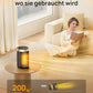 Dreo Energiesparender Heizlüfter, 34 dB Leiser 1500W Elektrischer PTC Keramik, Thermostat, Überhitzungs- & Kippschutz, 12 Std. Timer, Elektroheizung für Räume Schlafzimmer, Atom 316, Gold