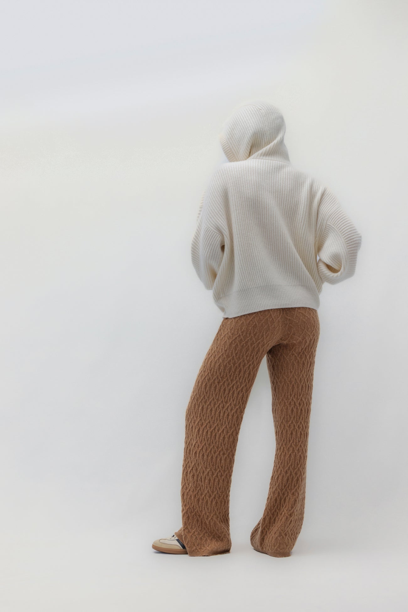 LUXE PUFF ZIP UP CARDIGAN