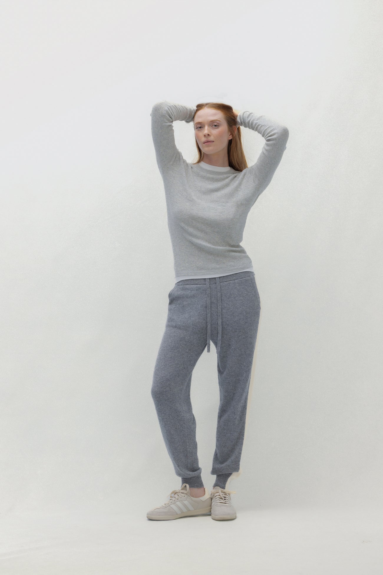 LONG-SLEEVE RIBBED TEE