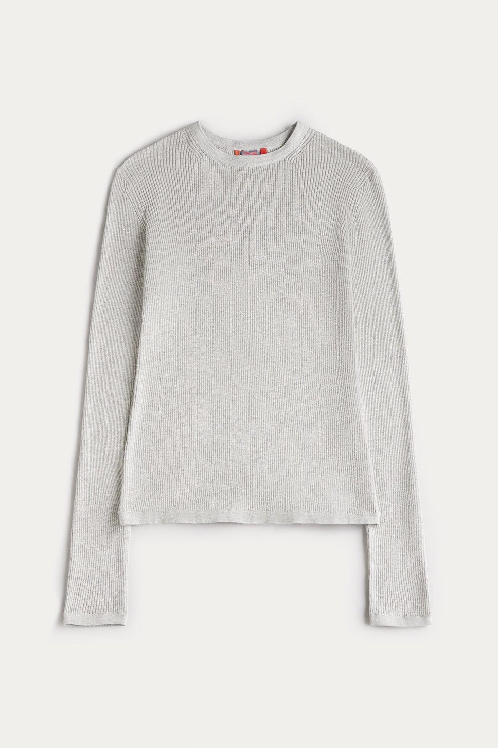 LONG-SLEEVE RIBBED TEE