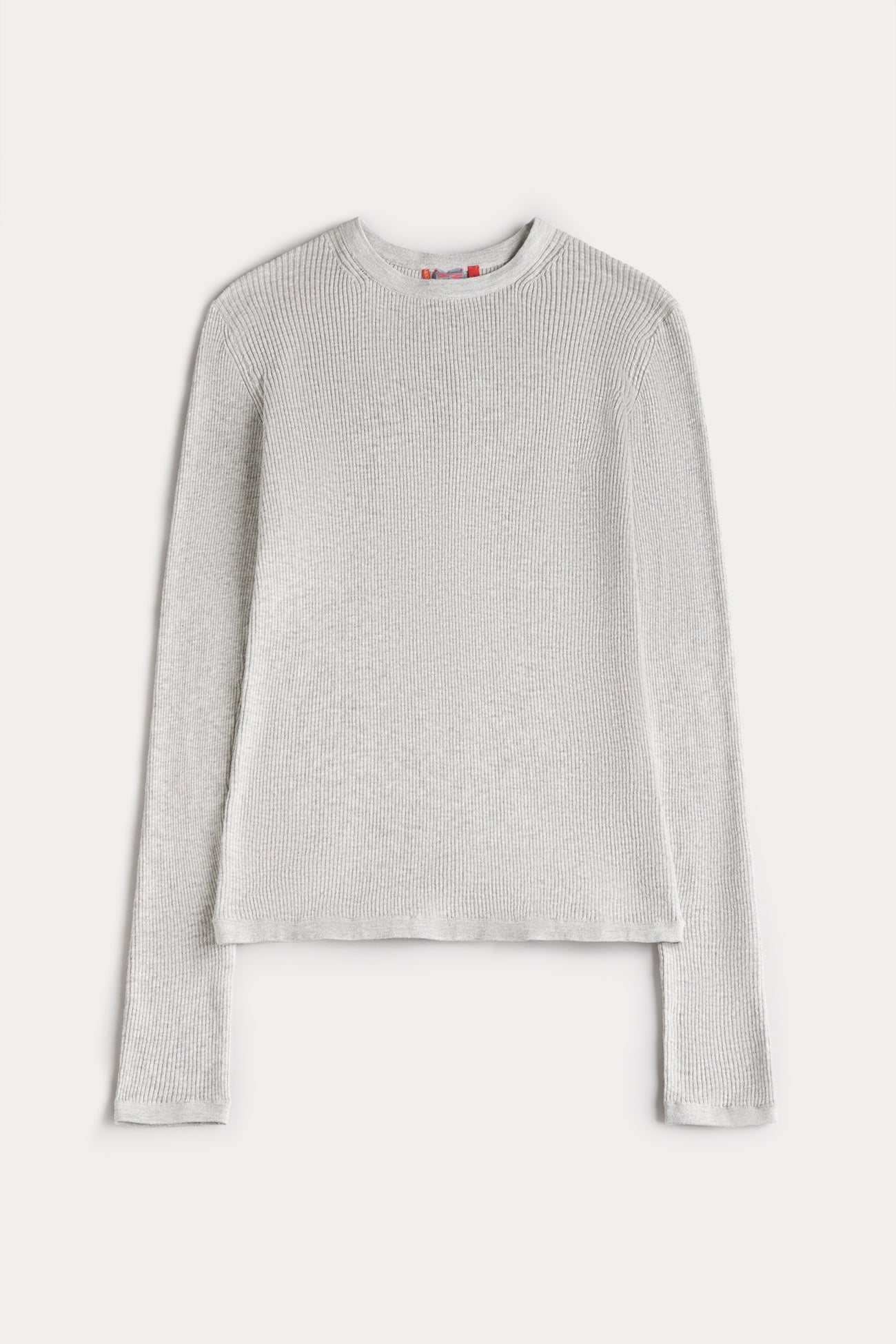 LONG-SLEEVE RIBBED TEE