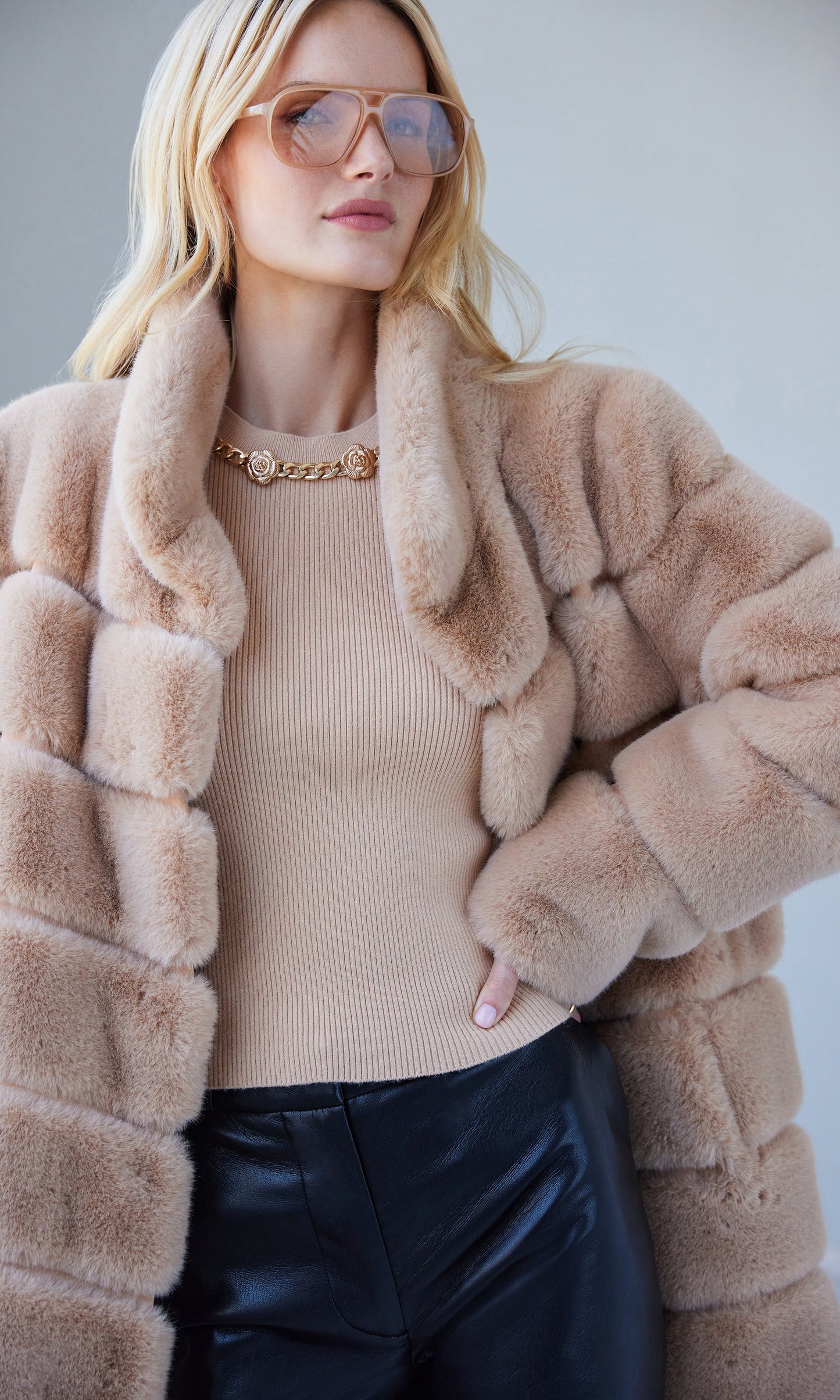 Christie Faux Fur Coat