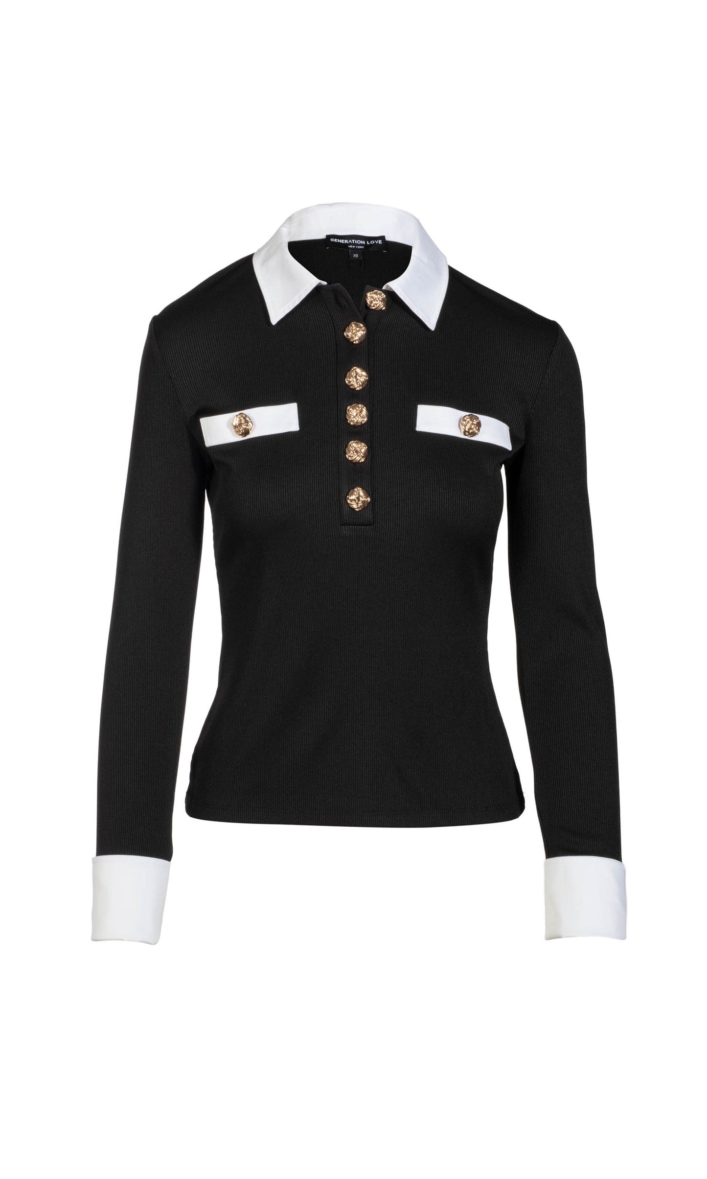 Asher Poplin Combo Top