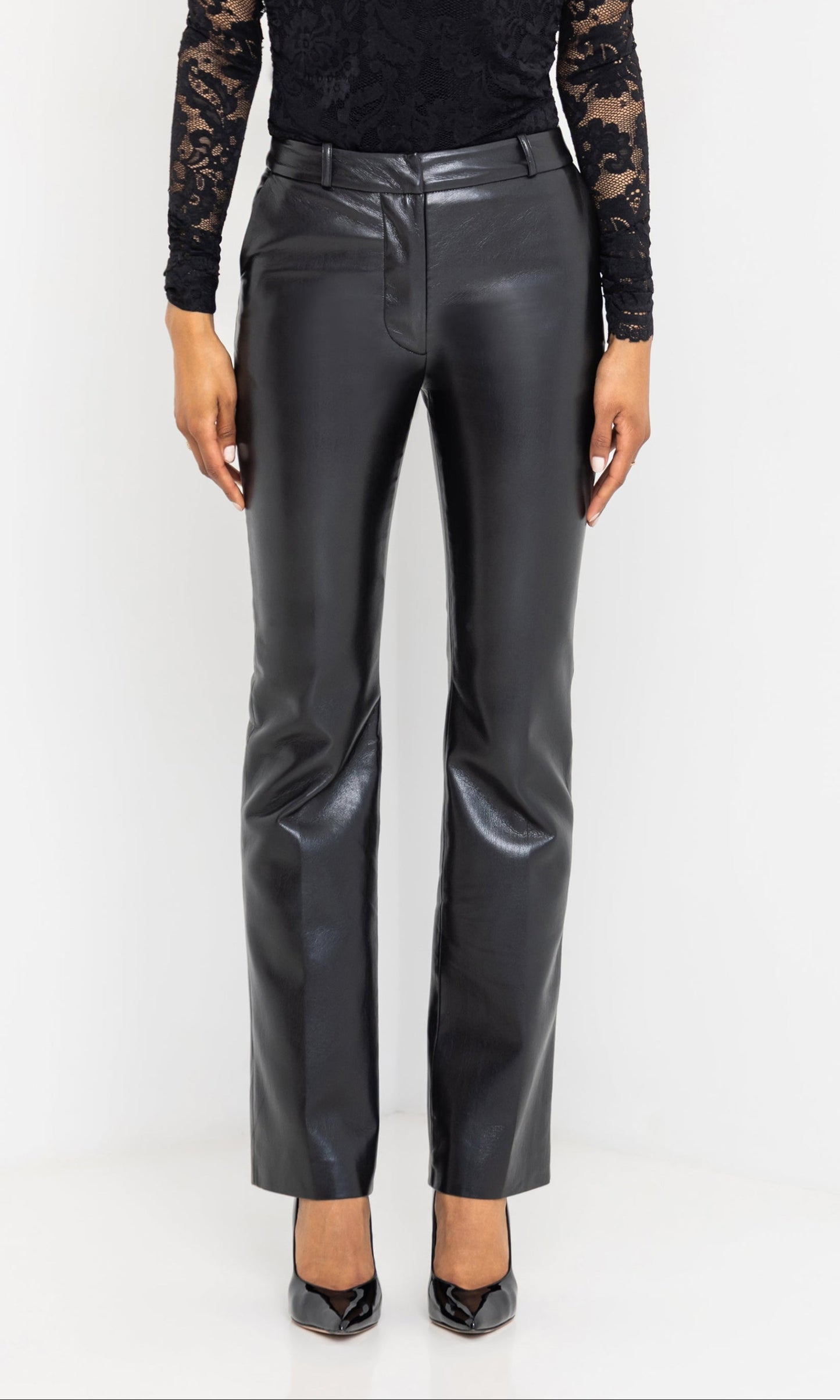 Lynette Vegan Leather Pants