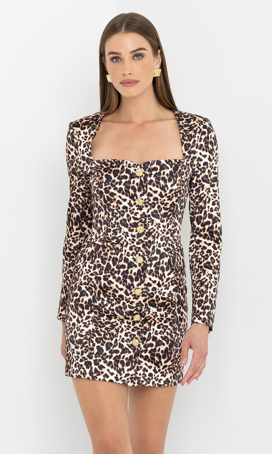 Odelia Leo Satin Dress
