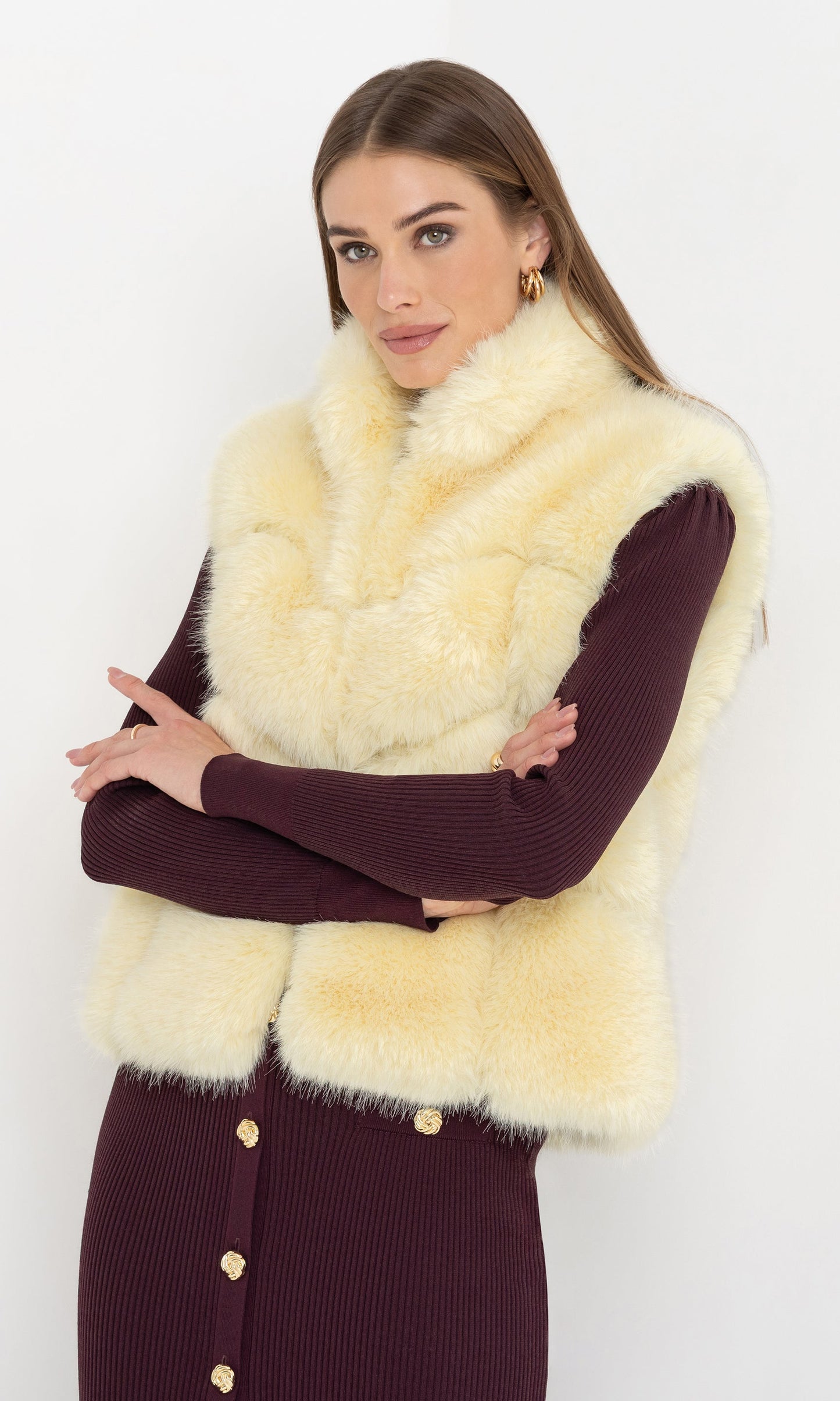 Rosario Faux Fur Vest