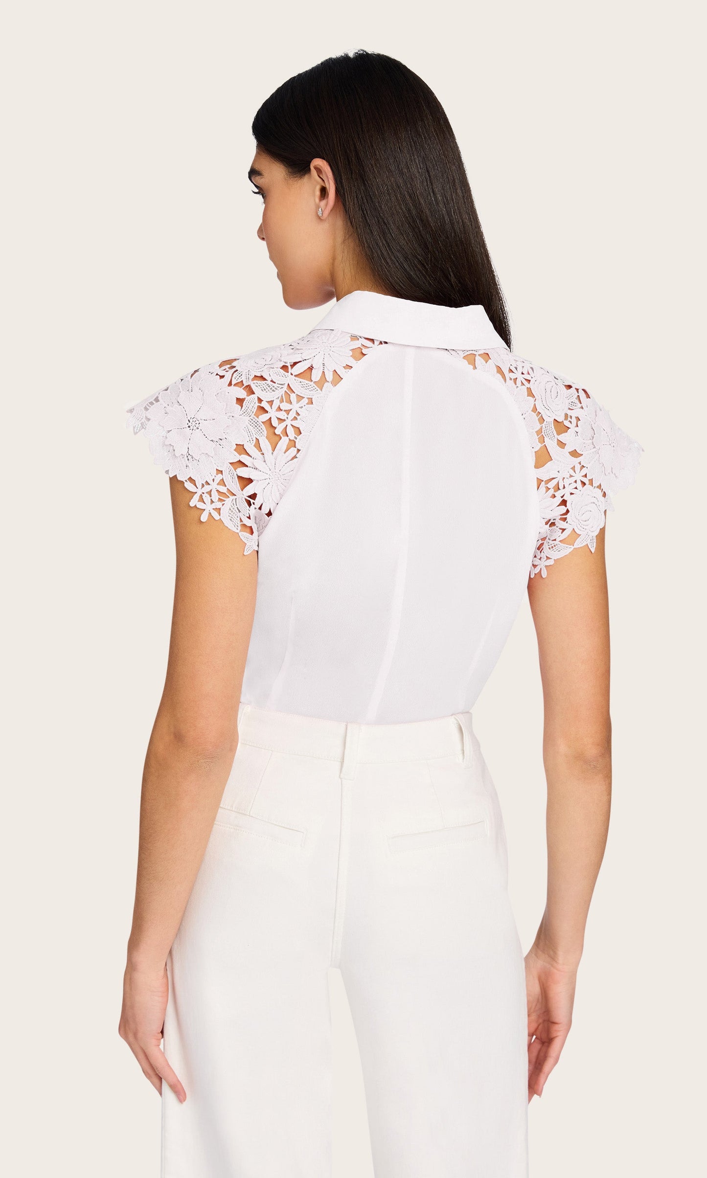 Felice Lace Combo Blouse