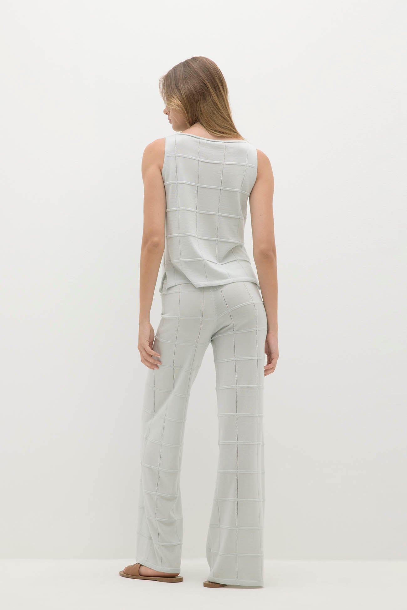AMALFI MERINO BLEND WIDE-LEG PANT