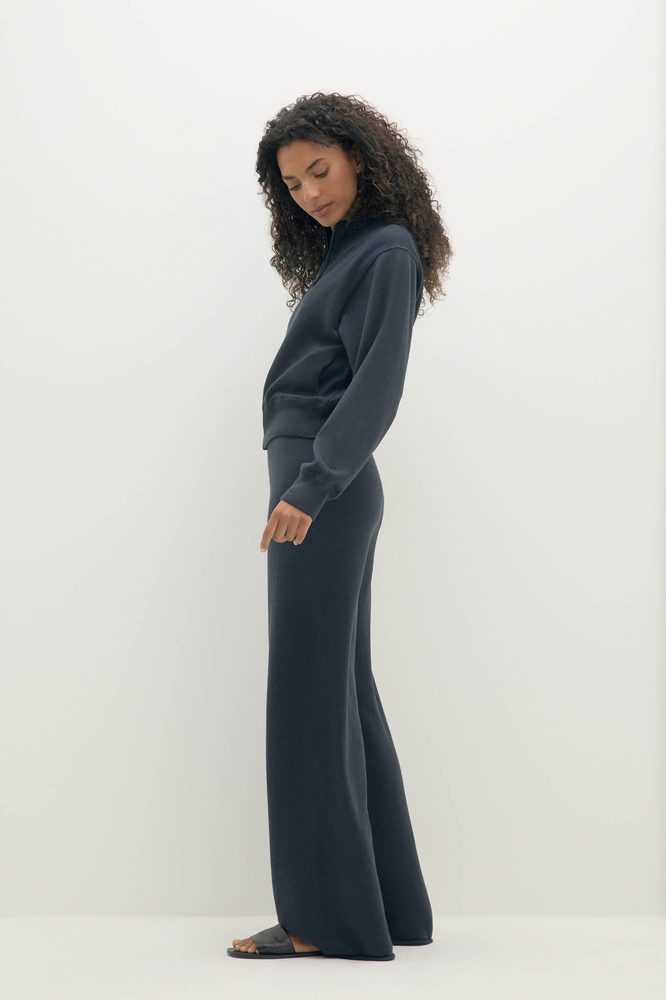 ALINA COTTON CASHMERE TRACK JACKET