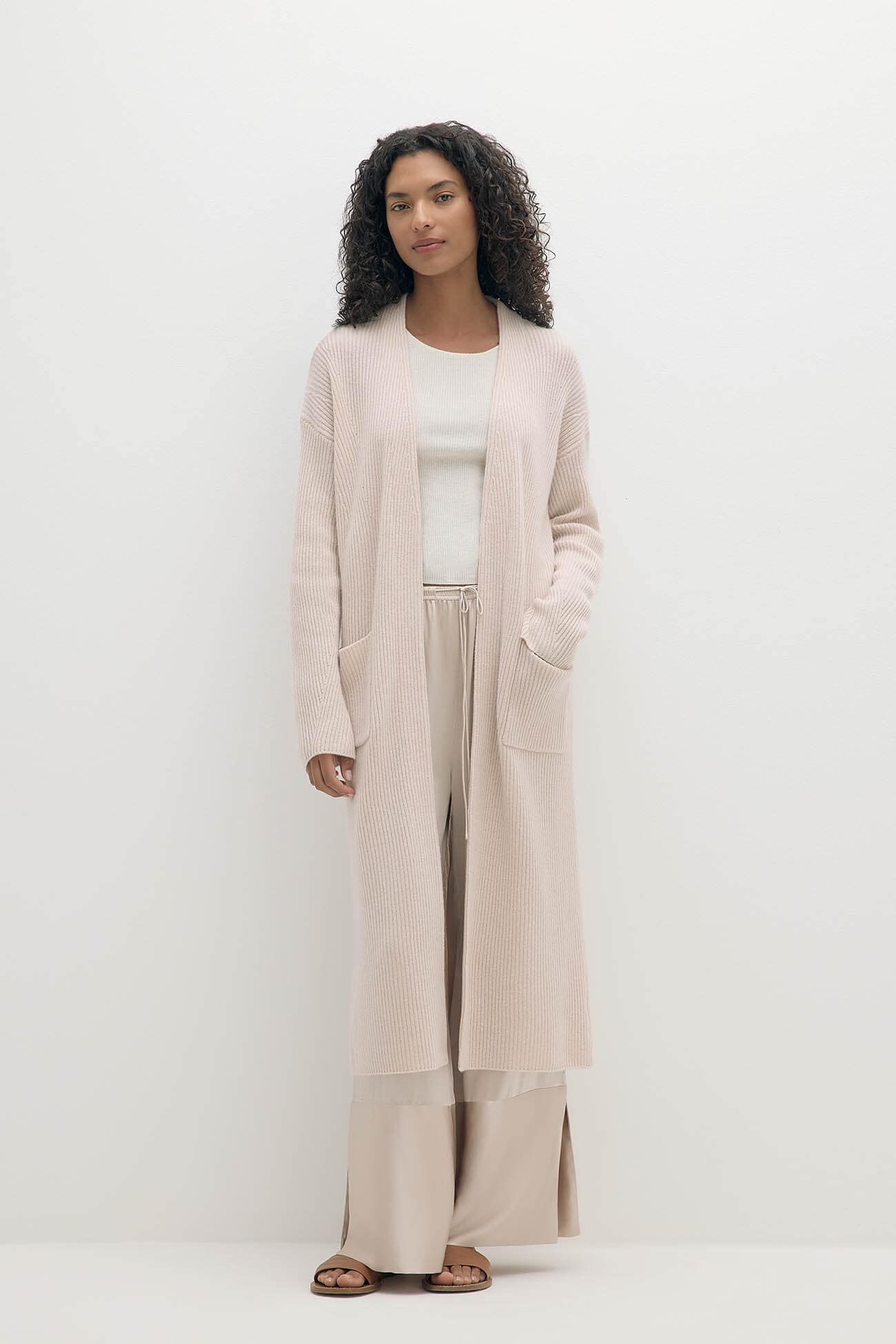 ALISE LONGLINE CASHMERE CARDIGAN