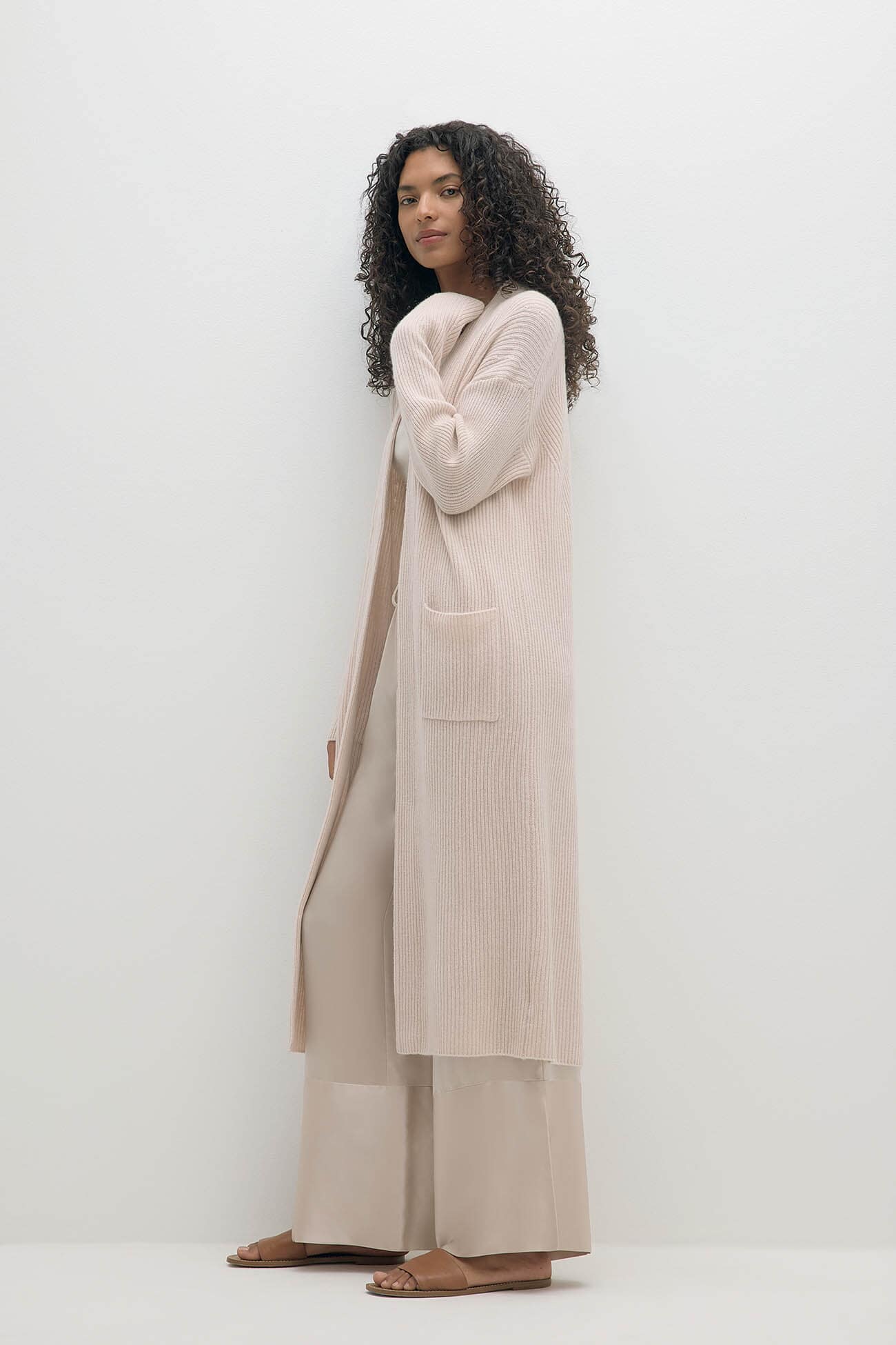 ALISE LONGLINE CASHMERE CARDIGAN