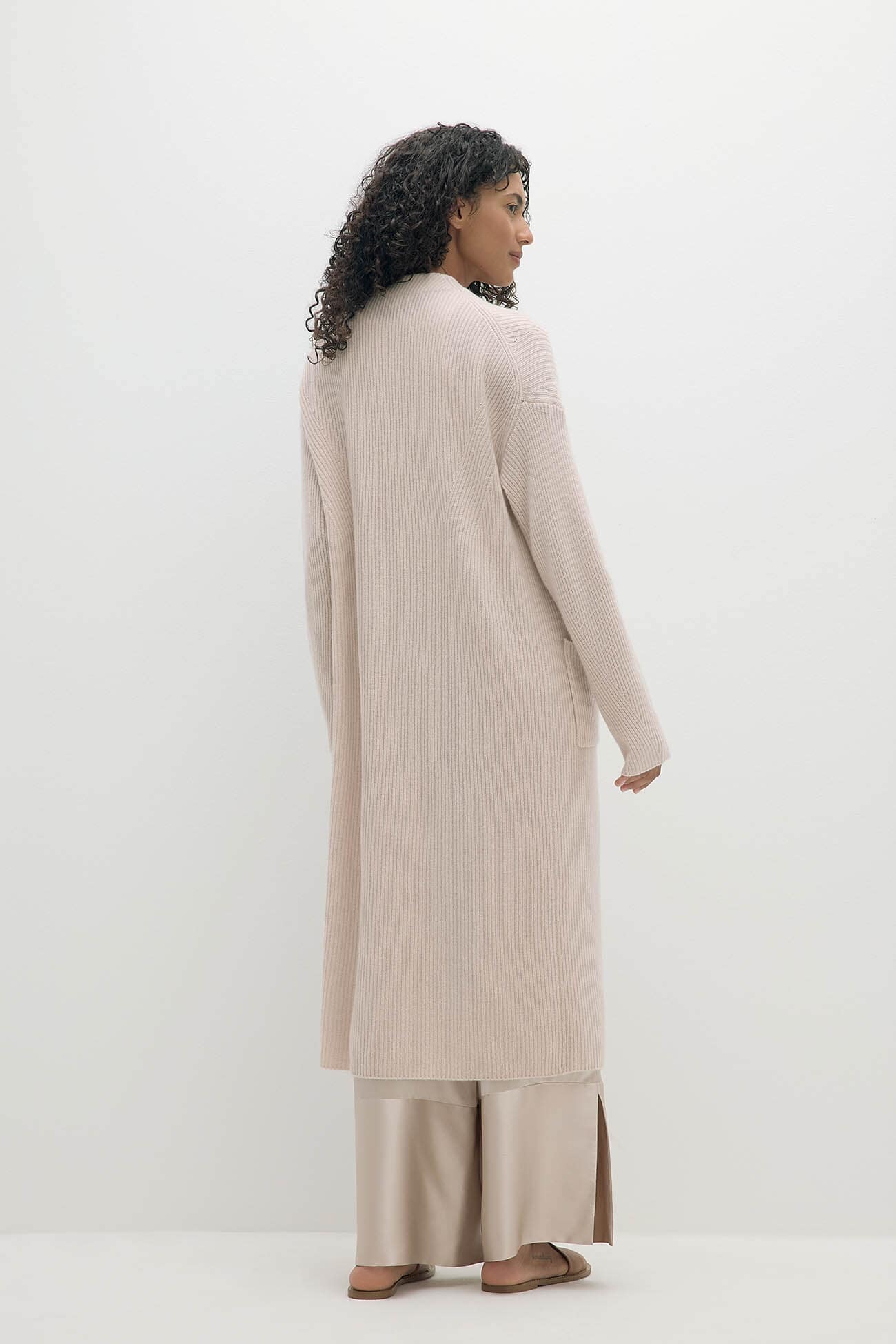 ALISE LONGLINE CASHMERE CARDIGAN