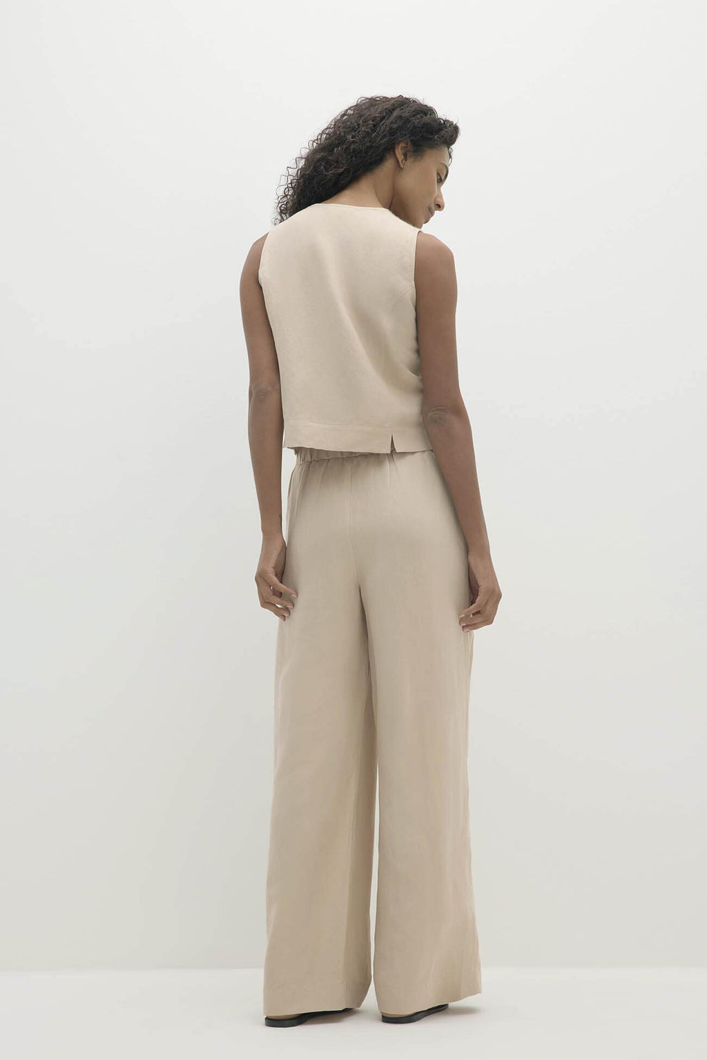 VERONICA CASHMERE BLEND BUTTON-UP VEST