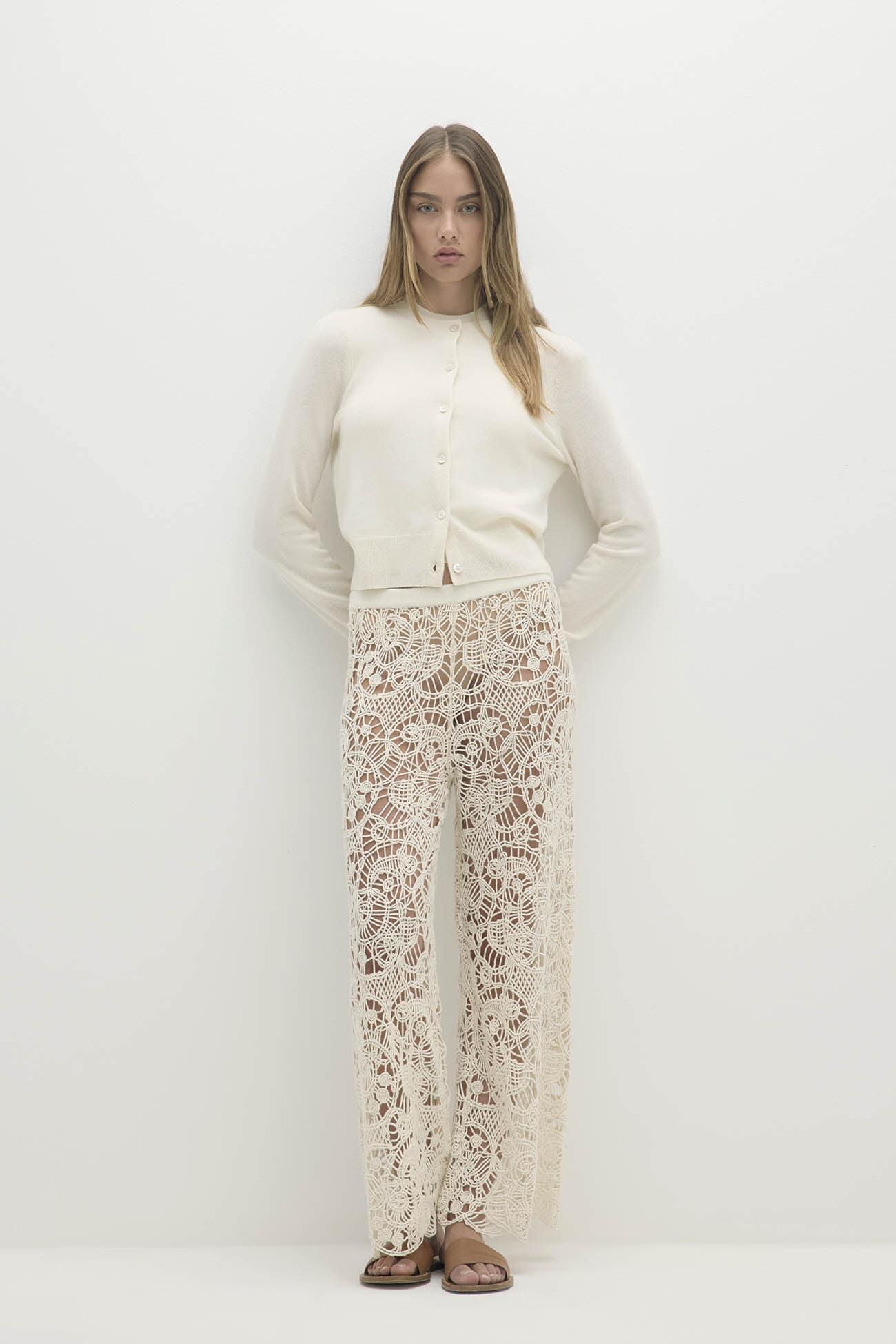 JAYLA BUTTON-UP CASHMERE CARDIGAN