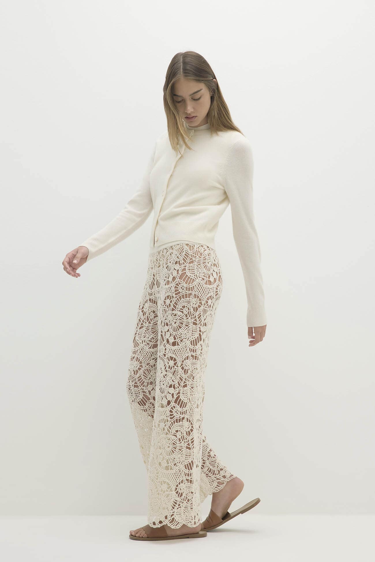 JAYLA BUTTON-UP CASHMERE CARDIGAN