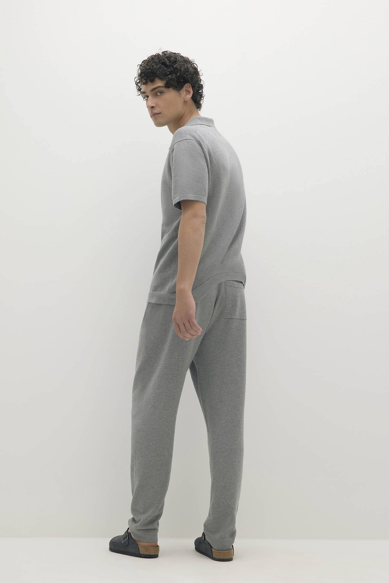 MATTEO COTTON CASHMERE BUTTON-UP SHIRT