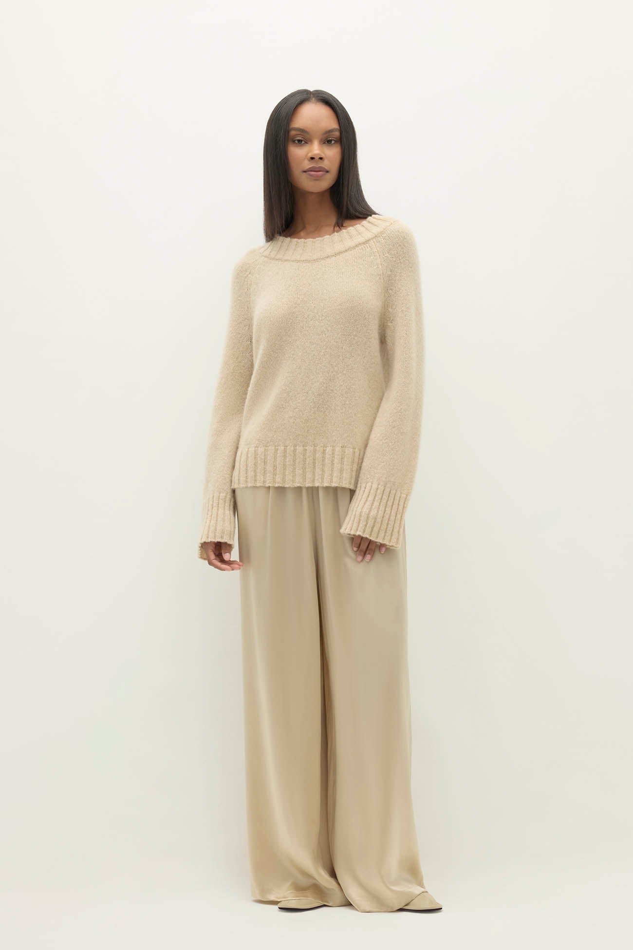 GIORGIA CLOUD SPUN CASHMERE BOATNECK