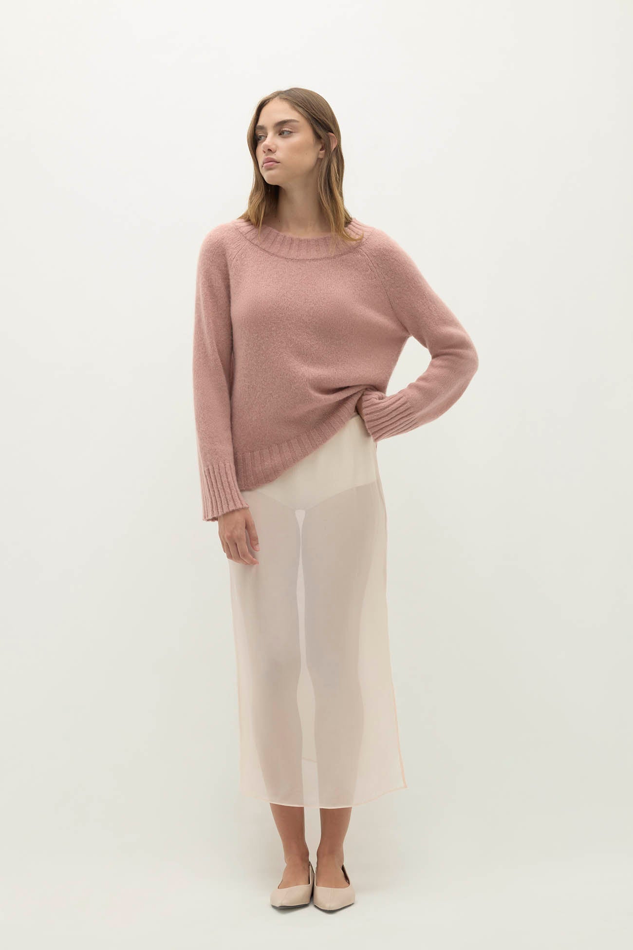 GIORGIA CLOUD SPUN CASHMERE BOATNECK