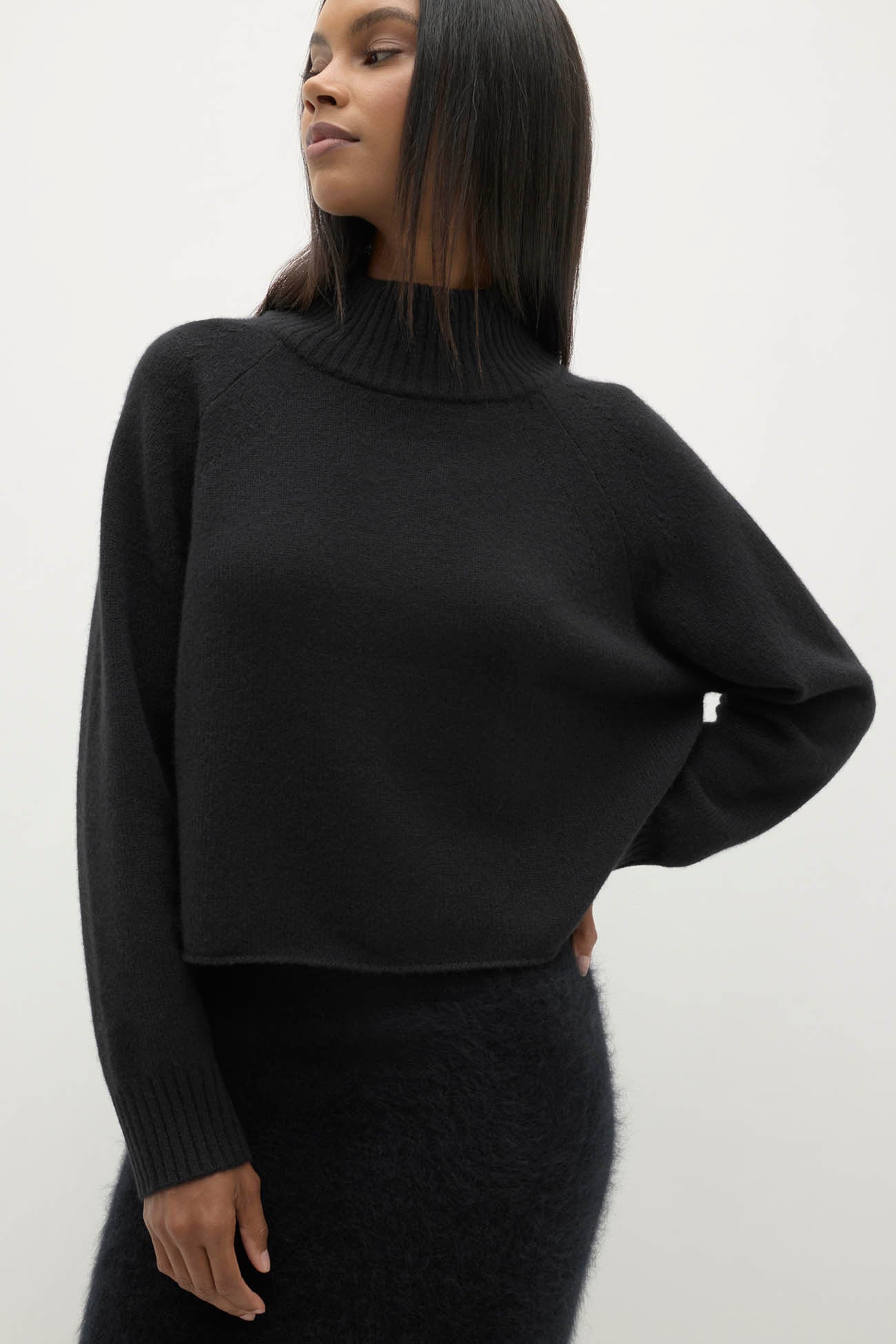 NOEMI CASHMERE MOCK NECK