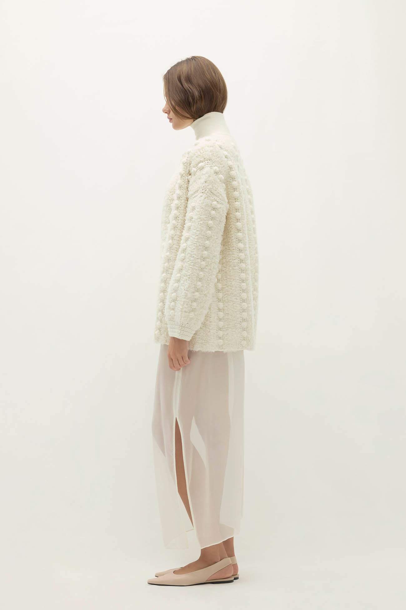 ISA HAND KNIT BUBBLE CARDIGAN