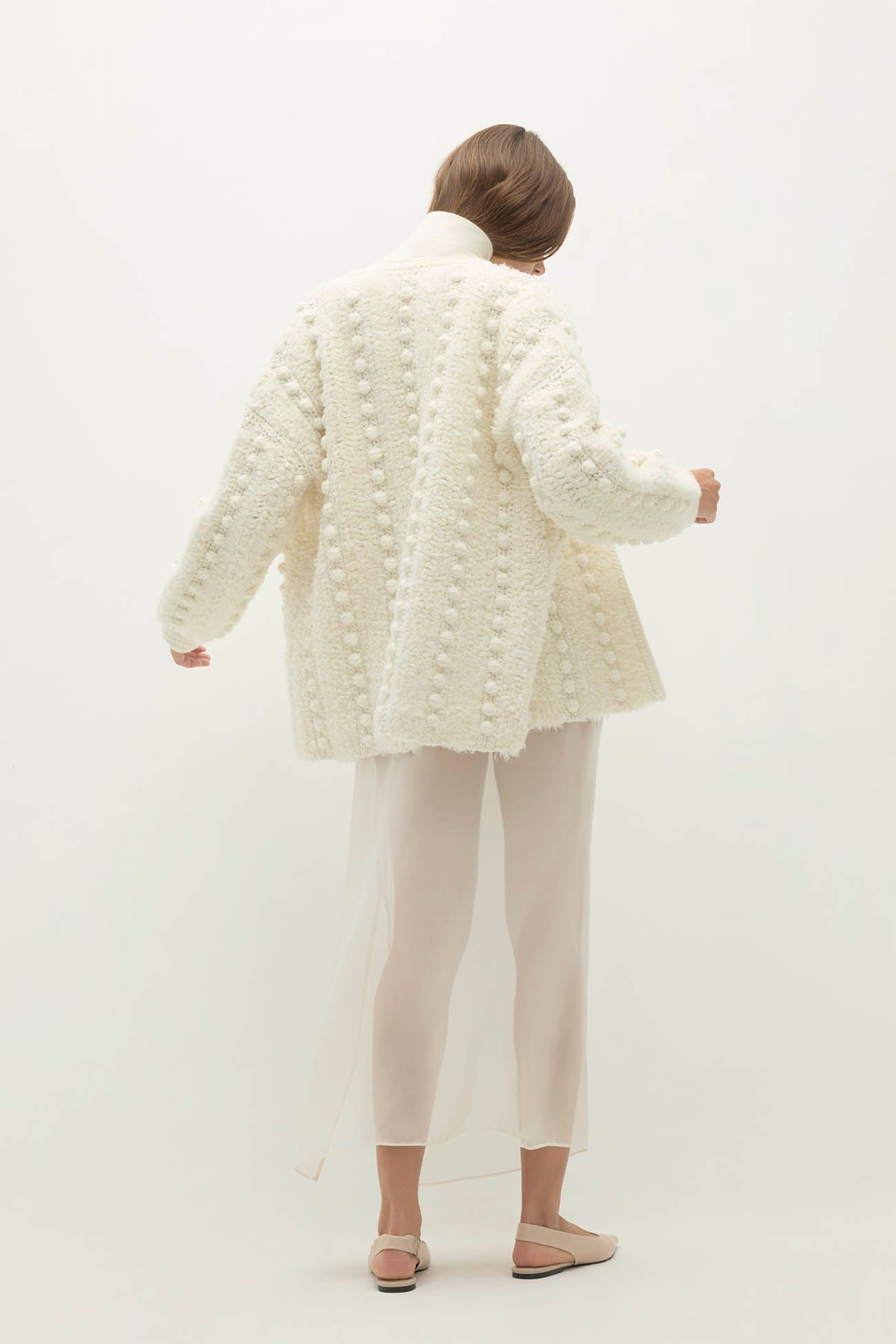 ISA HAND KNIT BUBBLE CARDIGAN