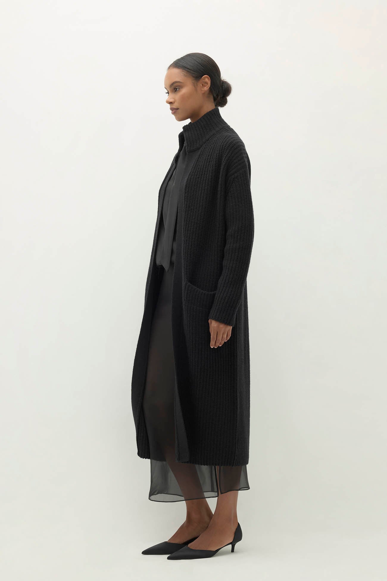 ADRIANA FISHERMAN RIB CARDIGAN