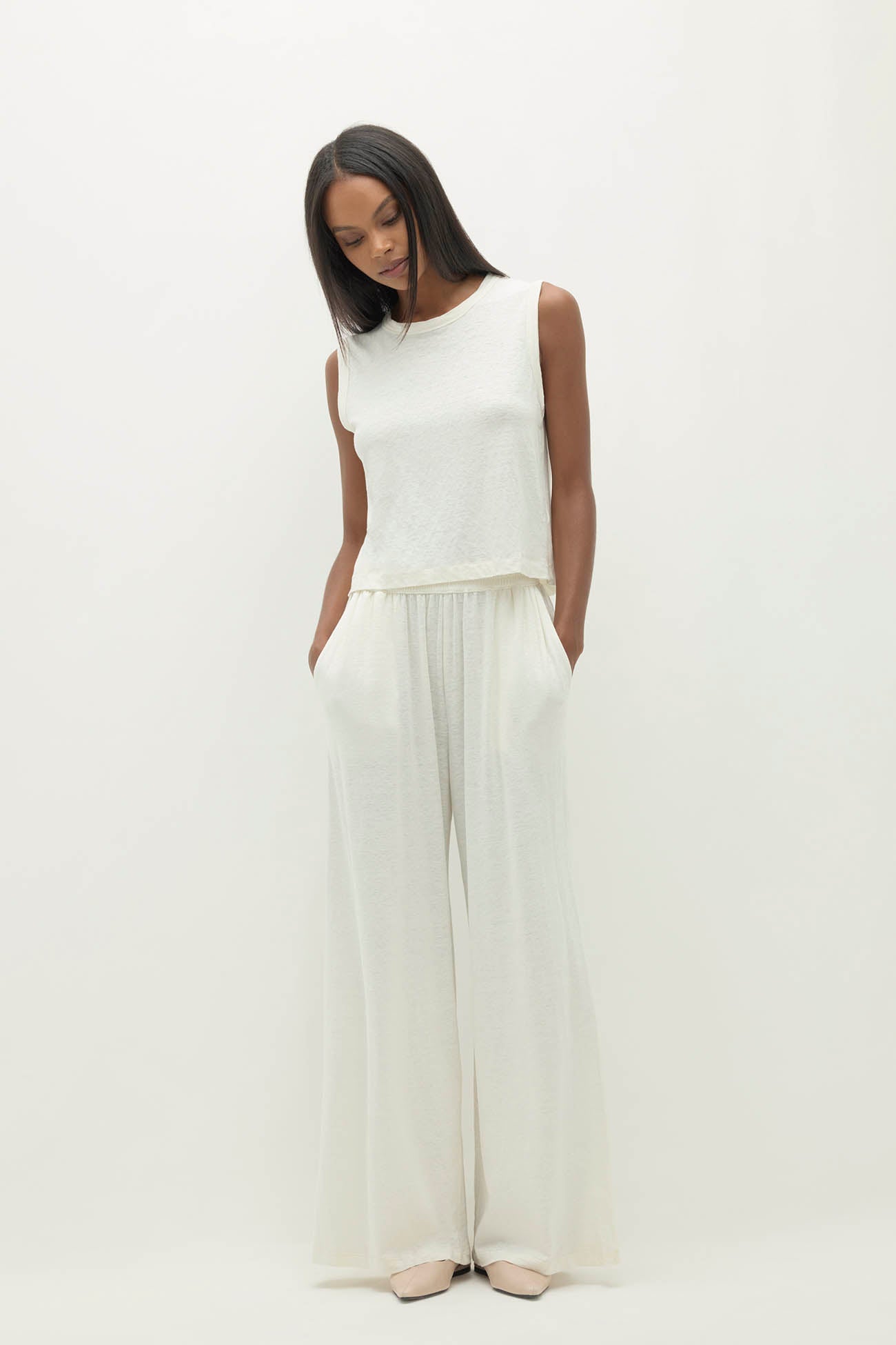 LUELLA LINEN TANK TOP