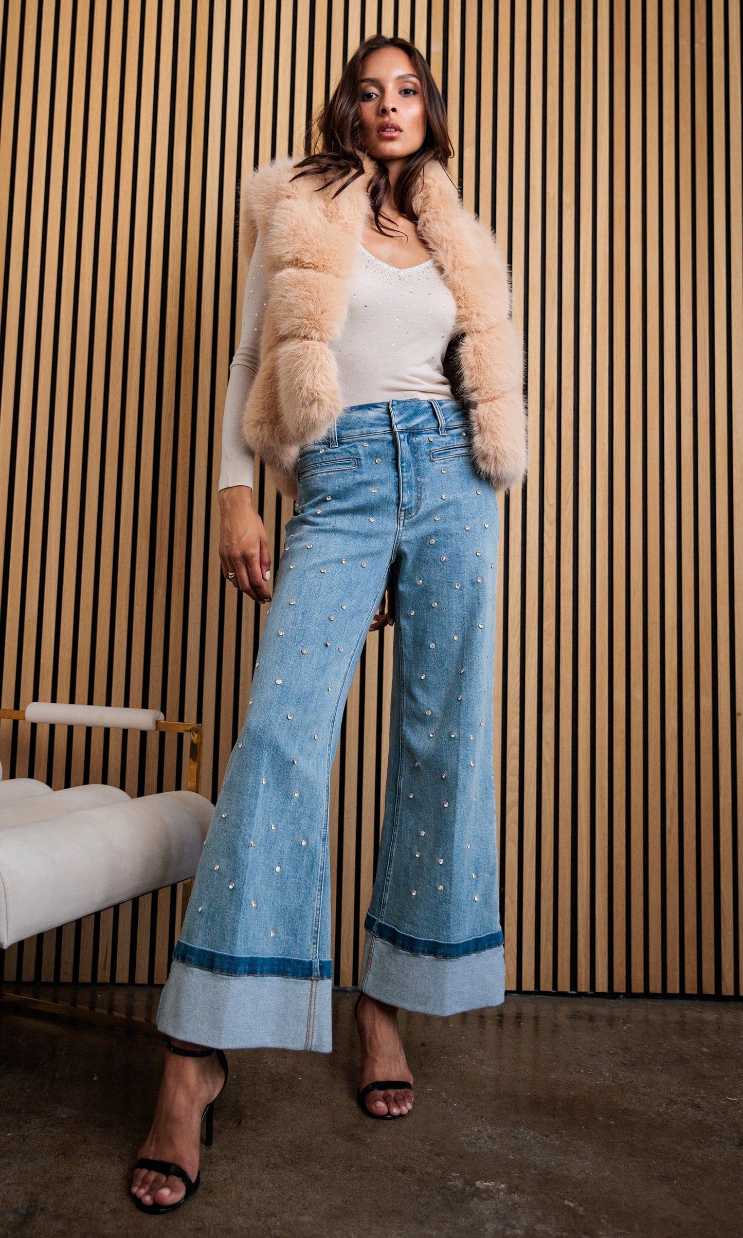 Rosario Faux Fur Vest