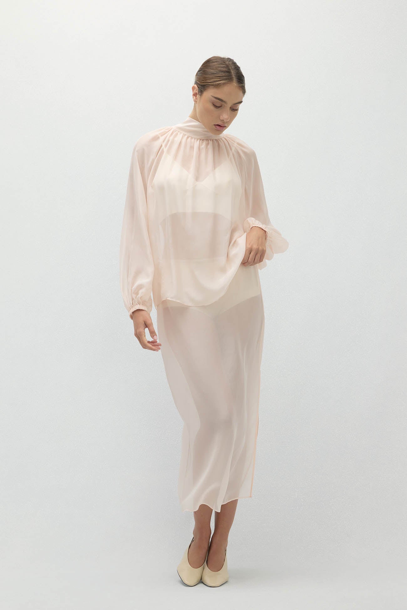AMARA SILK ORGANZA BLOUSE