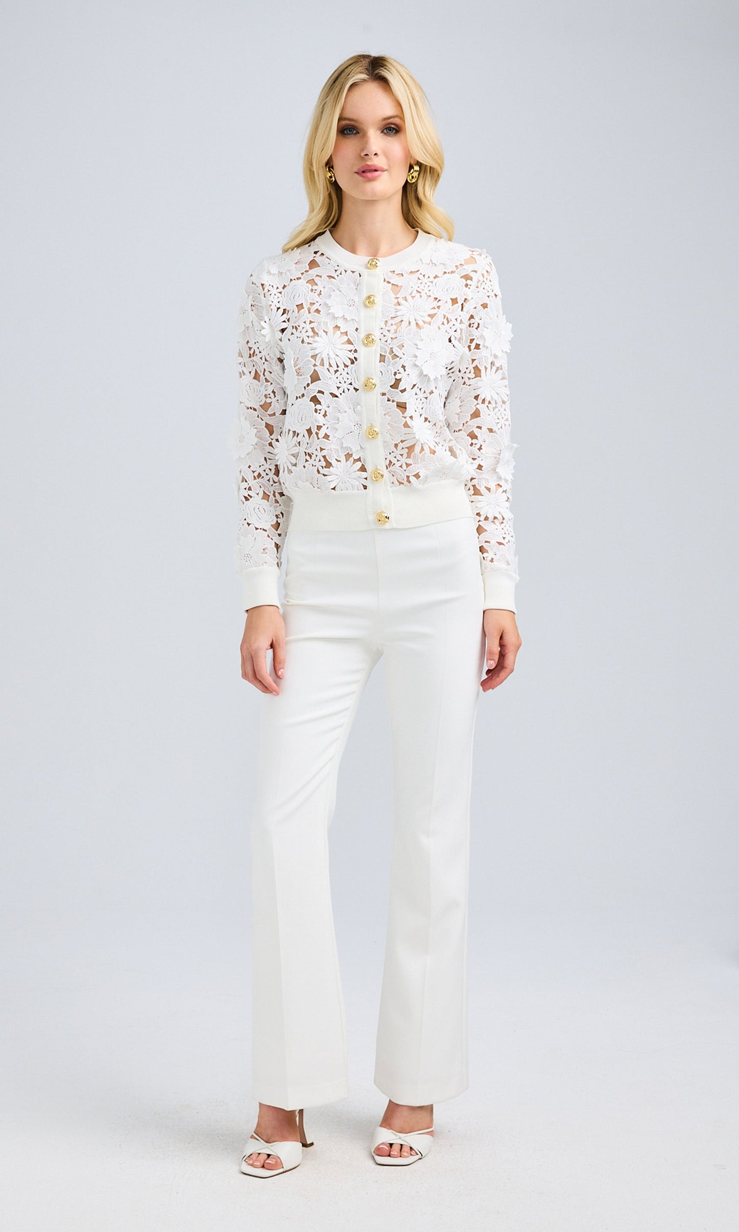 Erin 3D Lace Cardigan