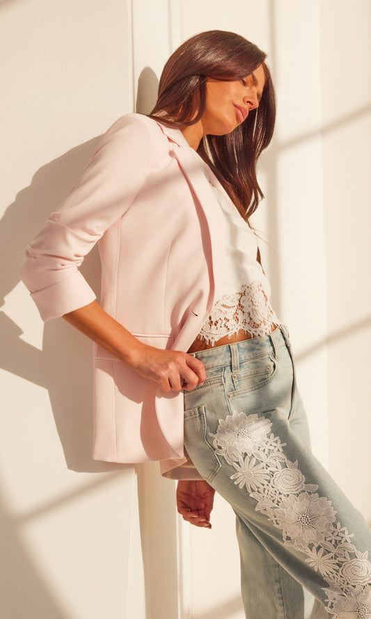 Drea Light Weight Crepe Blazer